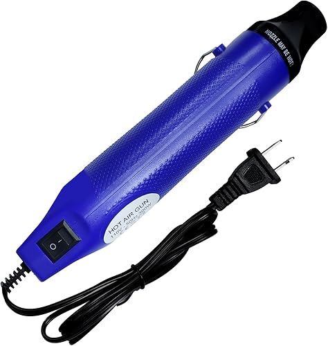 Heat Gun For Crafting, Mini Hot Air Gun For DIY Crafts,Heating Gun,Portable Heat-Gun Tool For Embossing Shrink Wrapping Drying Paint(Blue)