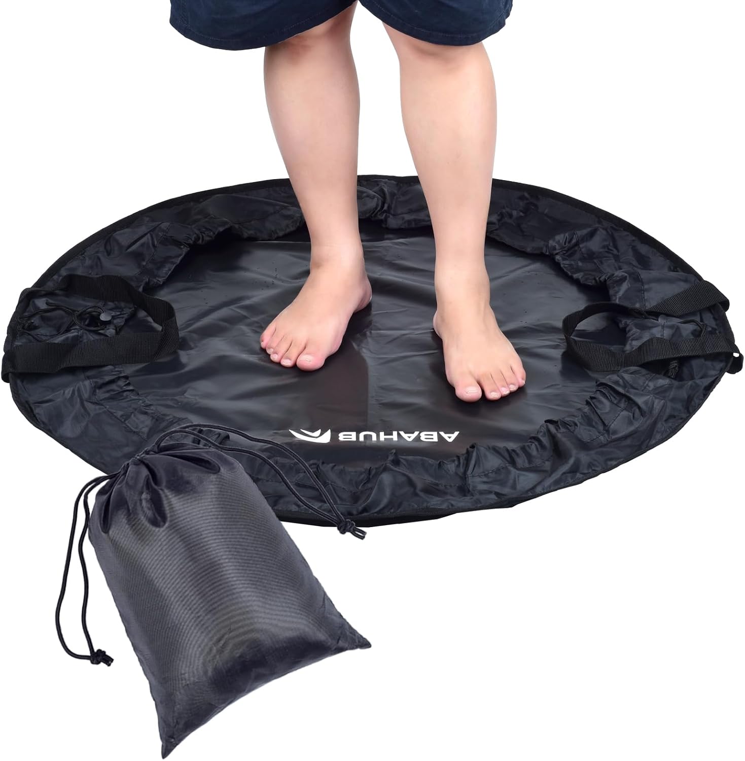 Abahub Surf Poncho Changing Robe with Hood, Thick Quick