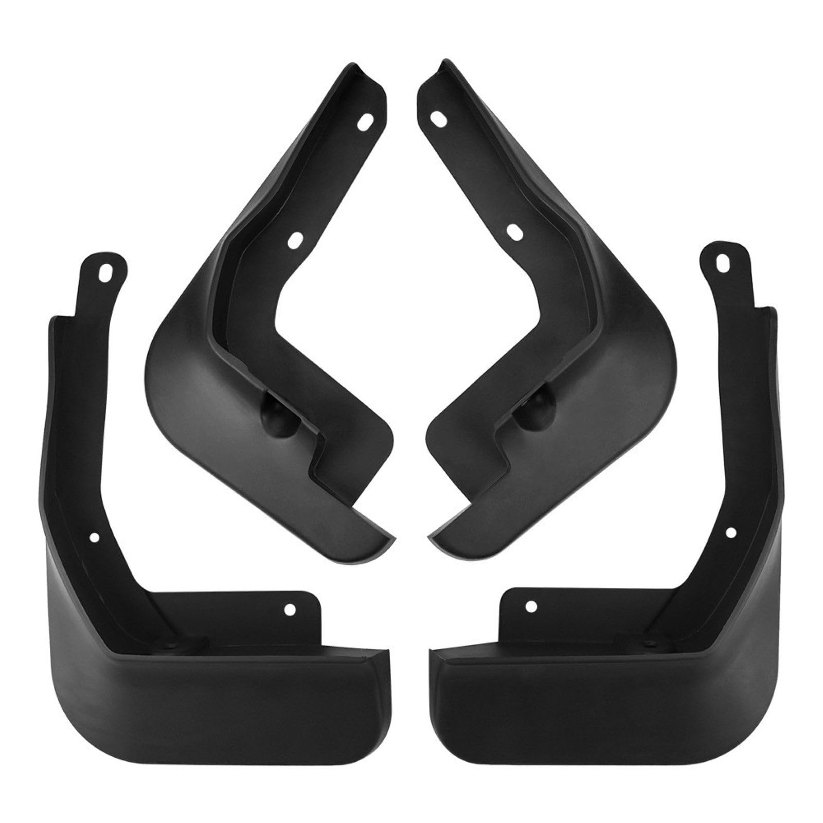 CDQSB 4 Pcs Car Mud Flaps for Baojun 360 2018-2021, Front Rear Fenders Splashproof Splash Guards Mudflaps Protects Accessories