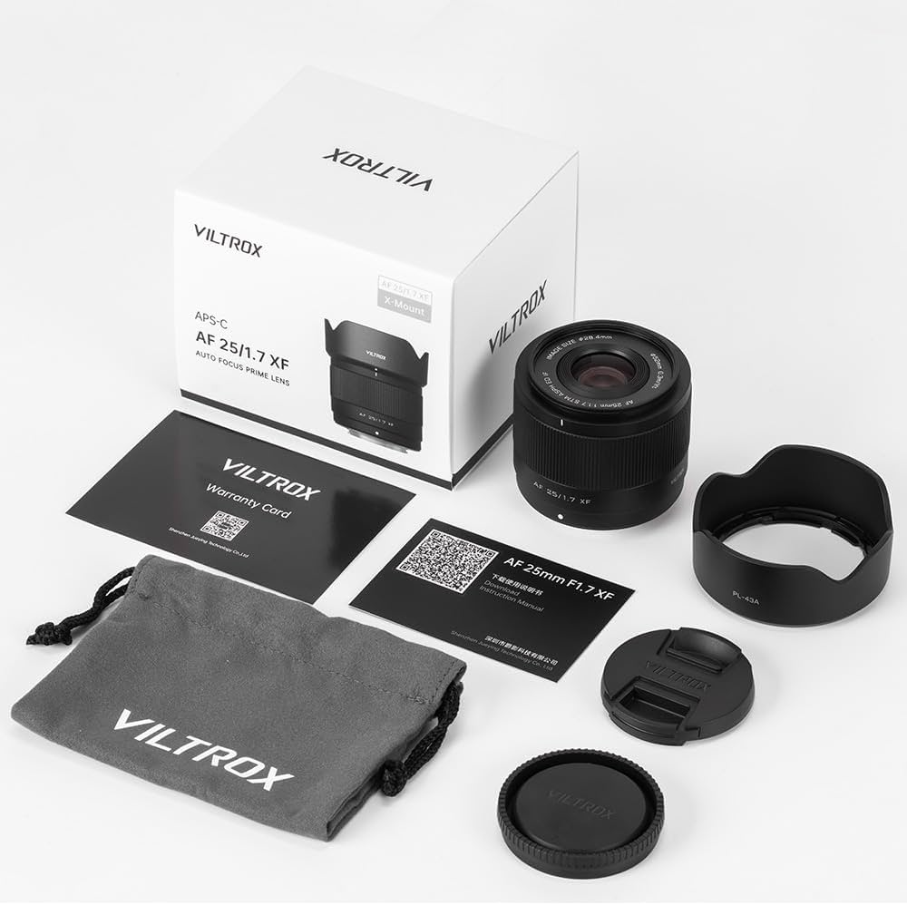 Amazon.co.jp: Viltrox AF 25mm F1.7 単焦点レンズ 大口径 軽量 小型