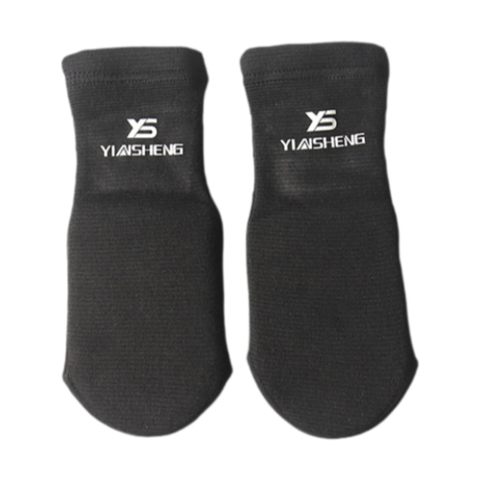 LOOM TREE® Muay Thai Ankle Support Wraps Ankle Protector for Sparring Grappling Kicking Black L | 1 Pair Muay Thai Ankle Support Wraps | Material ~ Fabric | Color ~ Black-image-30