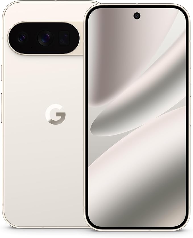Google Pixel 10 Pro - Unlocked Android Smartphone - Gemini AI Assistant, Triple Rear Camera System, Fast-Charging 24+ Hour Battery, and 6.3" Super Actua Display - Moonstone - 128 GB (2025 Model)