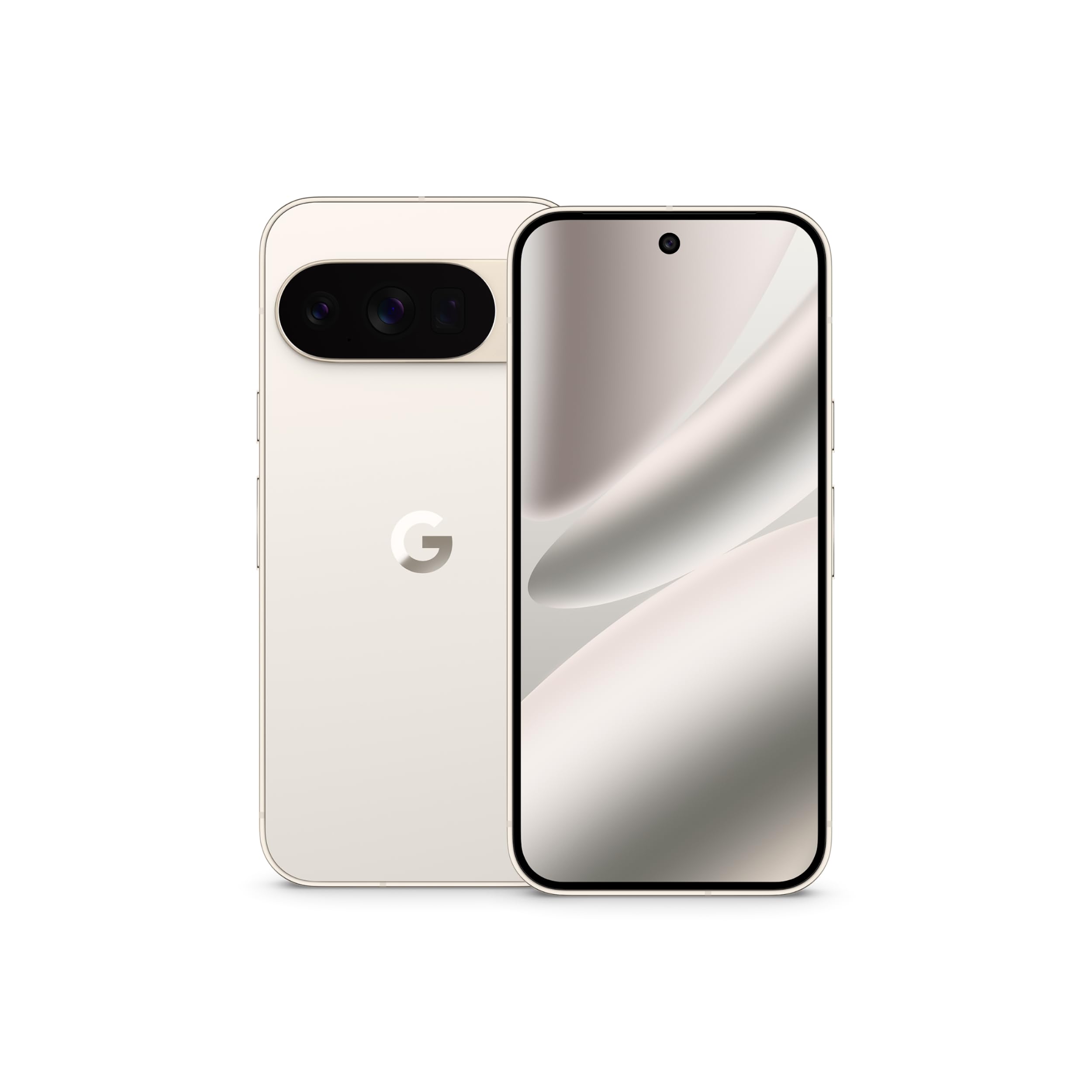 Google Pixel 10 Pro - Unlocked Android Smartphone with Gemini, Your AI Assistant, Triple Rear Camera System, Fast-Charging 24+ Hour Battery, and 6.3" Super Actua Display - Porcelain - 128 GB