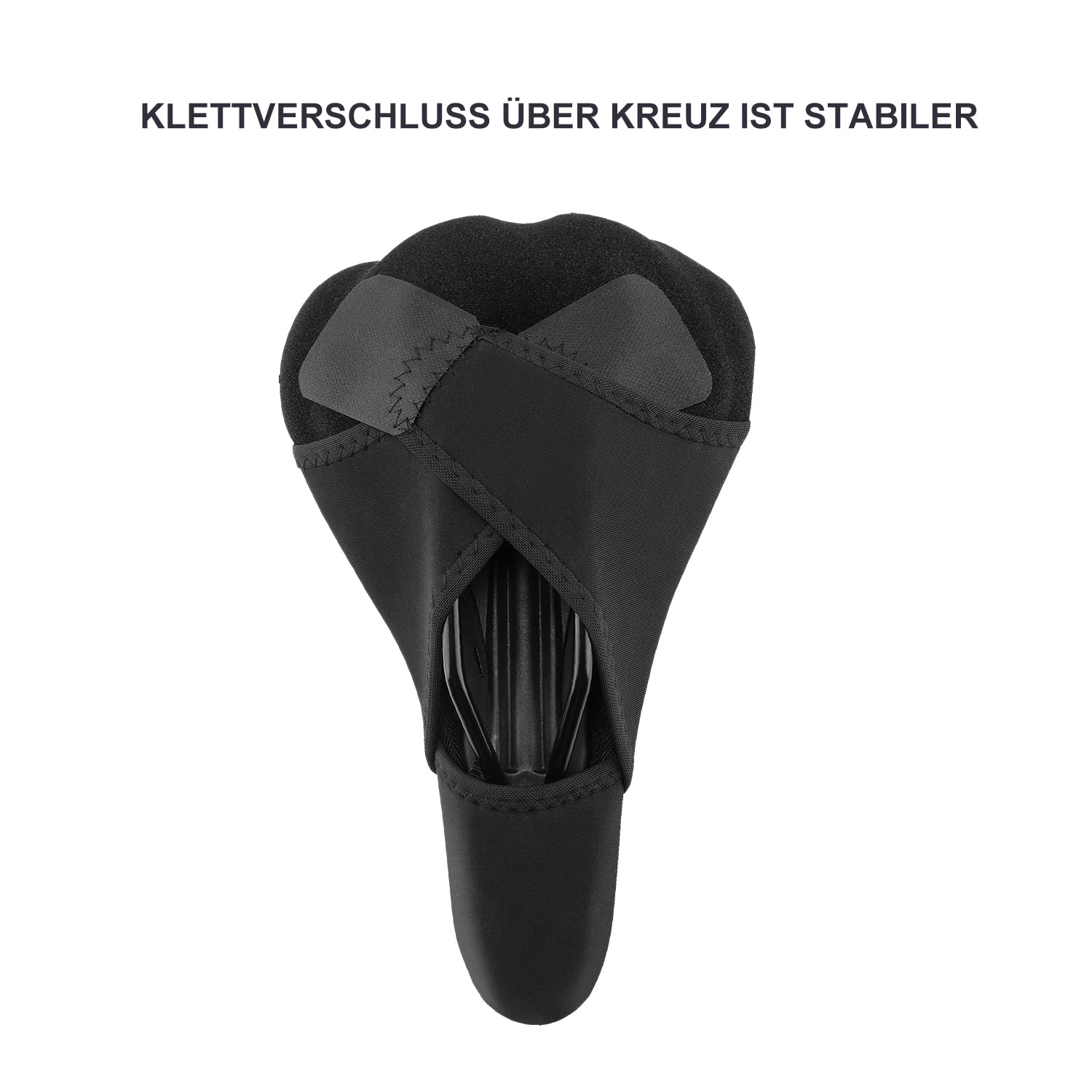 CXWXC Coprisella per Bicicletta Ergonomico con Gel, Copertura per Sellino Morbida e Comoda, Protezione Antiscivolo per Sella di Bicicletta per Donne e Uomini
