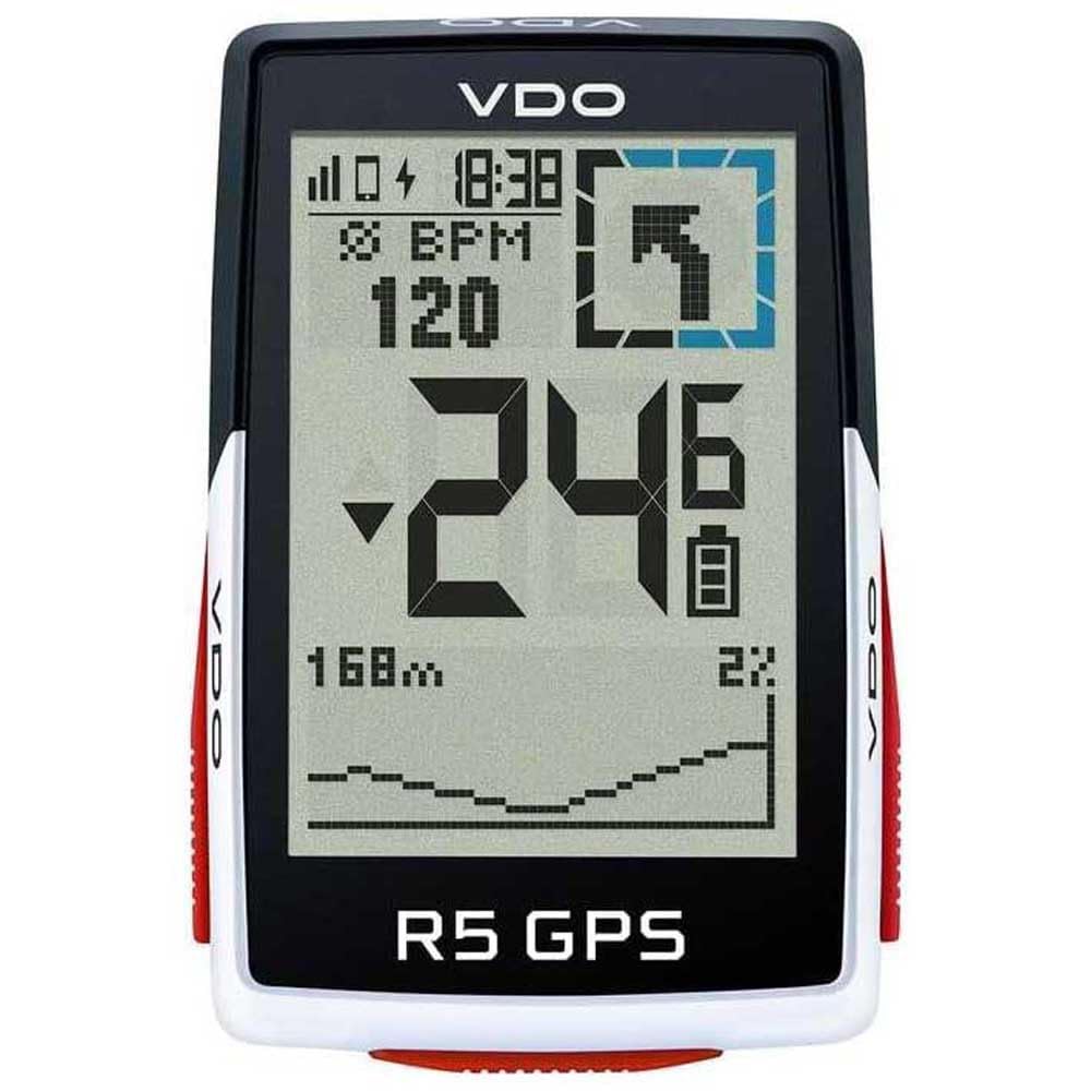 VDO R5 GPS Ordinateur de Vélo 2,4 Pouces LCD Capteur Vitesse Cadence Cardiaque Ant+ BLE IP54
