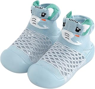 Sapatos de tênis para meninos meninos meninas estampas de animais sapatos de desenho animado infantil malha respirável no chão sapatos sem cadarço para crianças