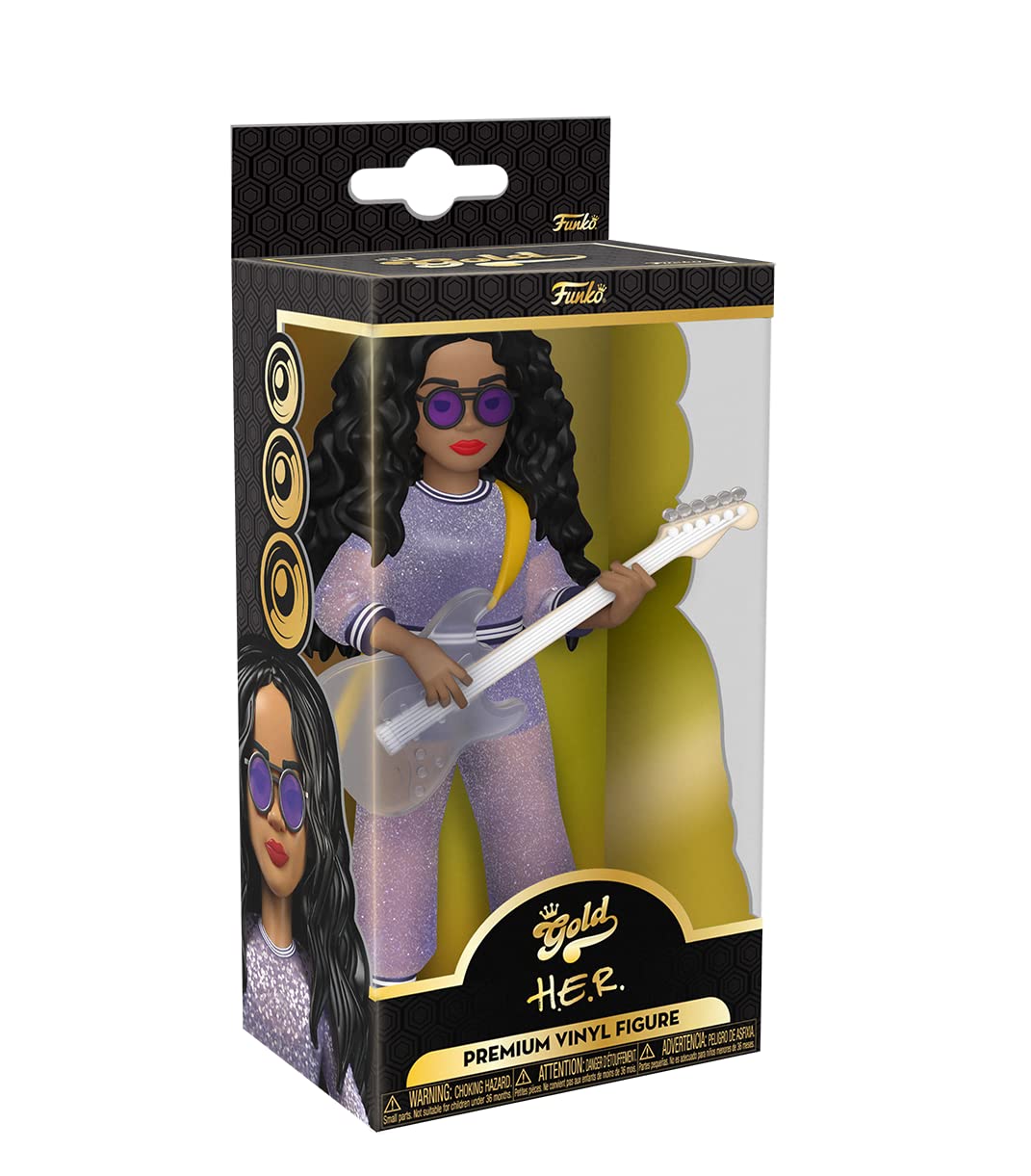 Amazon.com: Funko Gold Vinyl: Music - H.E.R., 5 Inch Premium Vinyl