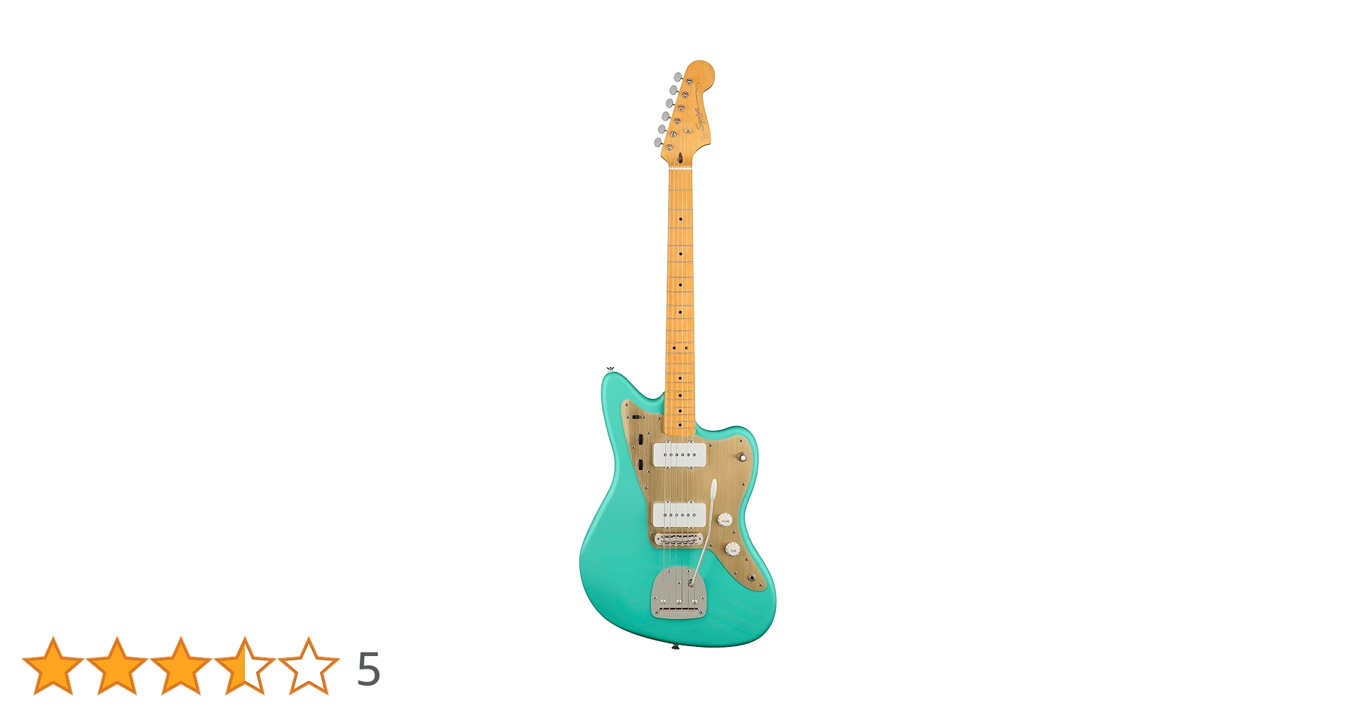 ギター Squier Jazzmaster 40th Squier 40th Anniversary Jazzmaster, Gold Edition, Laurel