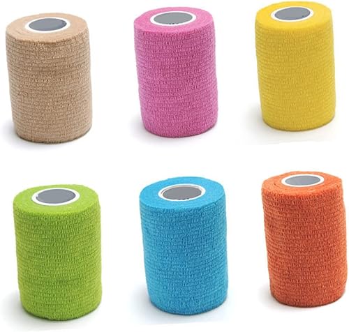 Miniatura 9 de Vendaje elástico autoadhesivo 3.0x177.2 in Vendajes elásticos preferidos del atleta Textura cómoda del algodón