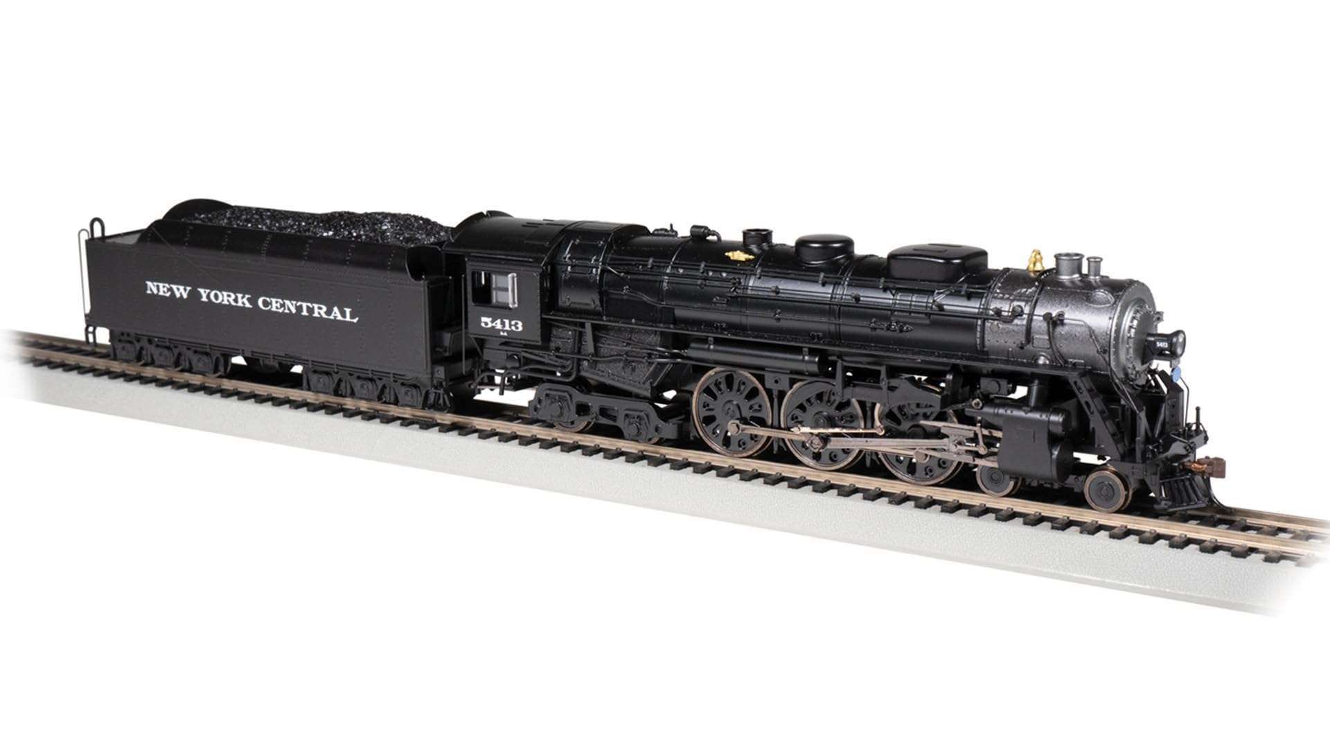 BACHMANN Trains - 4-6-4 Hudson - TCS DCC WOWSOUND® Equipped Locomotive - New York Central #5413 (as Delivered Roman Lettering) - HO Scale