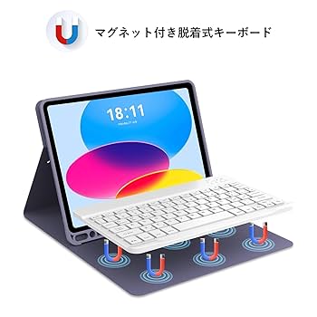 Apple iPad第10世代キーボードケース付き Wi-Fi 64GB ブルー Amazon.co.jp: 【2025年昇級版】 iPad 11 インチA16 2025