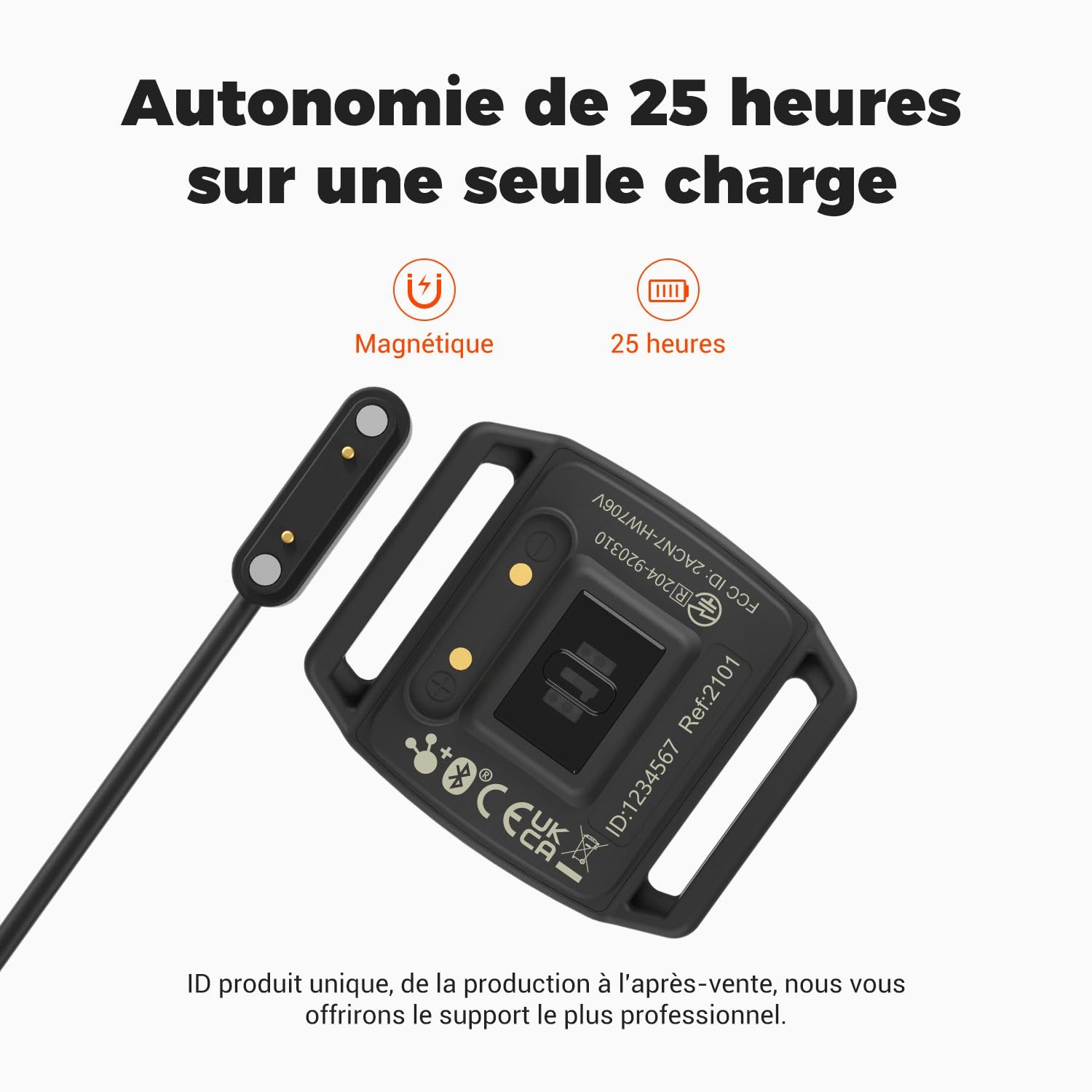 COOSPO Brassard optique Bluetooth 4.0 ANT+ compatible avec iFit Polar Strava Wahoo Garmin Peloton