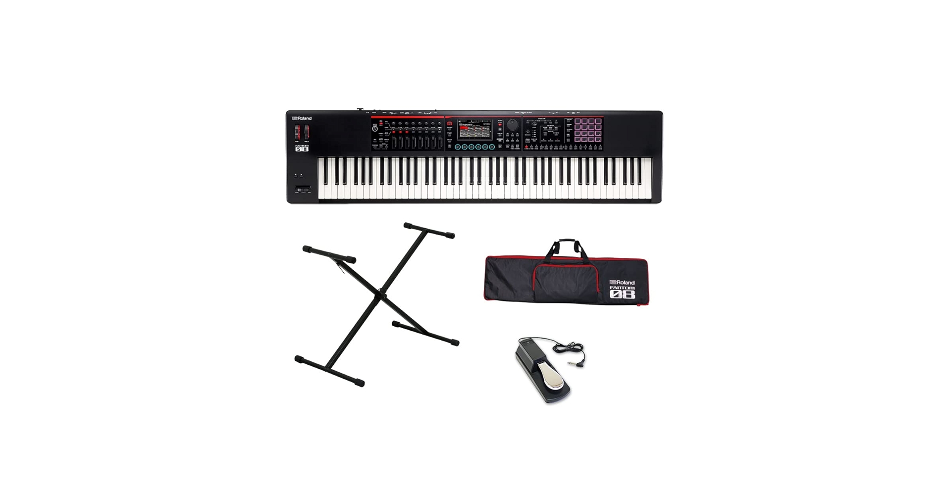 〚今だけ送料込み＆値下げ〛Roland Fantom G8 88鍵シンセサイザー Roland ローランド / FANTOM-08 88鍵盤 多用途シンセサイザー