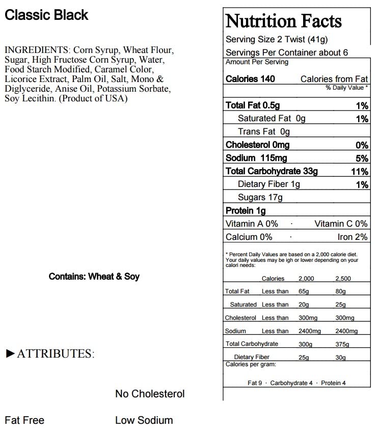 Miniatura 3 de Regaliz estilo antiguo, 12 sabores, sin grasa, gourmet, sin colesterol