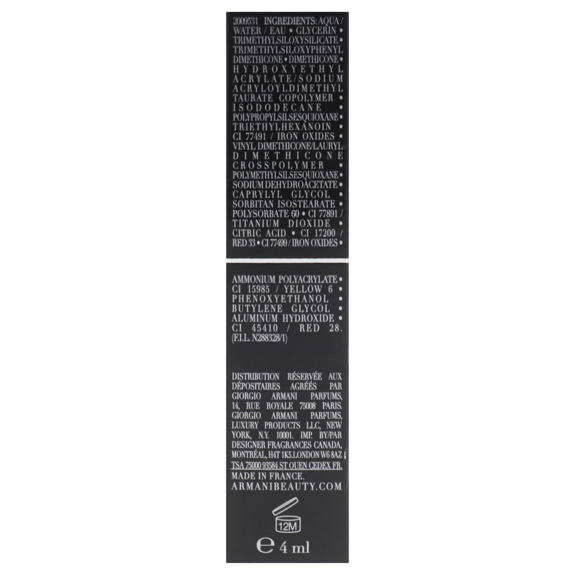 GIORGIO ARMANI Lip Maestro Satin Nr.04 Live Concert, 4 ml