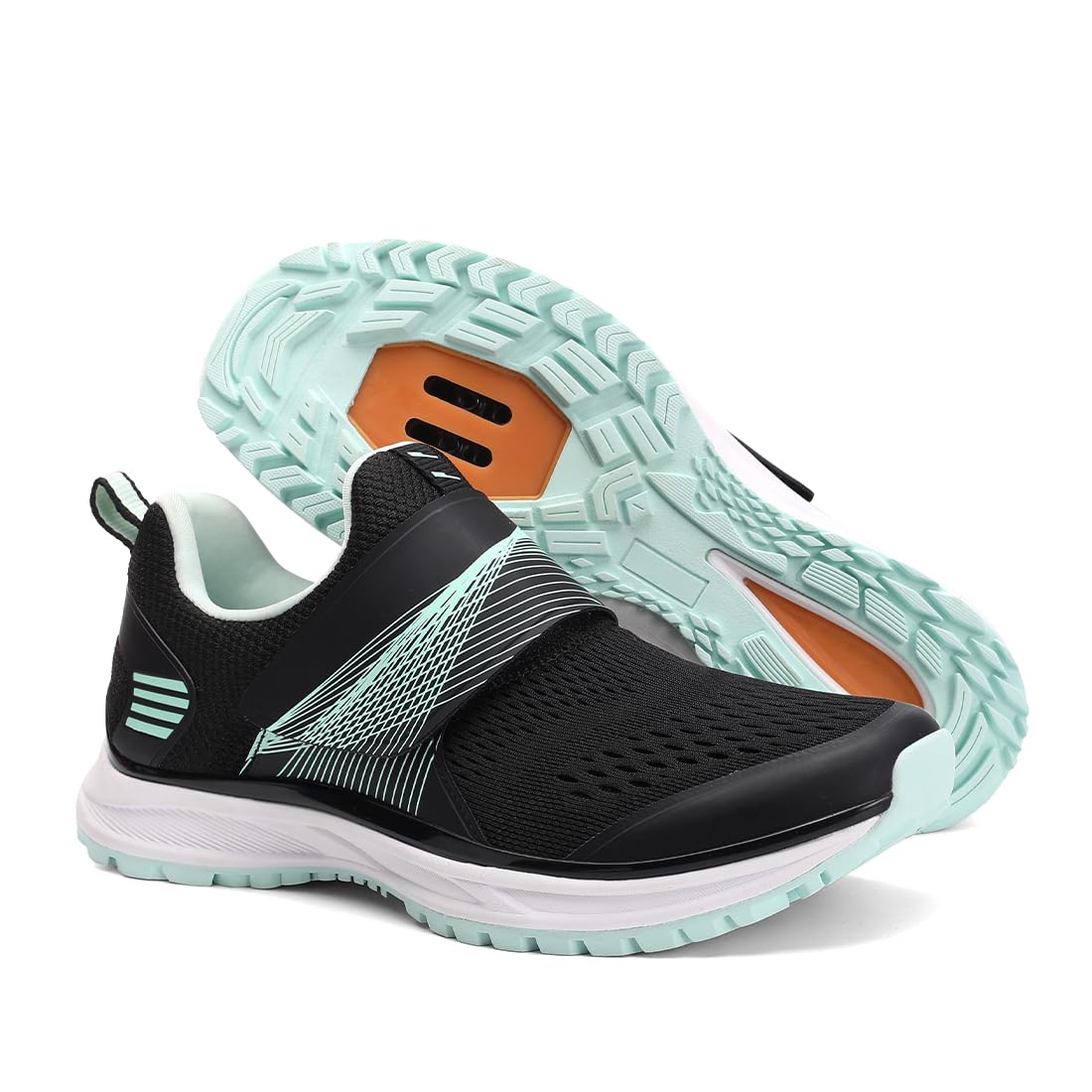 Pairobin Women's Indoor and Outdoor Cycling Shoes - Comfortable and Breathable - Compatible With SPD Cleats