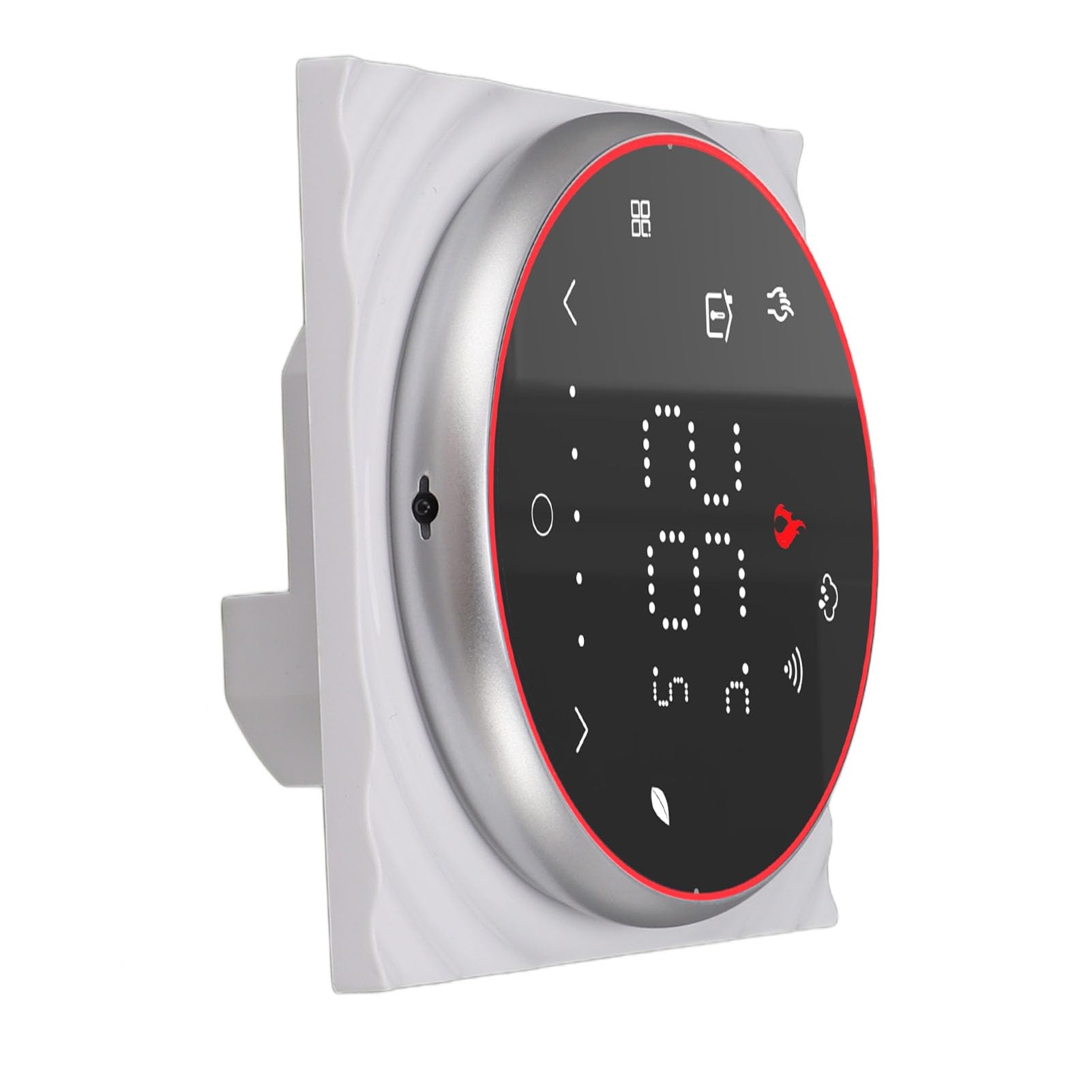 Control de voz del termostato inteligente programable con APP (Negra)