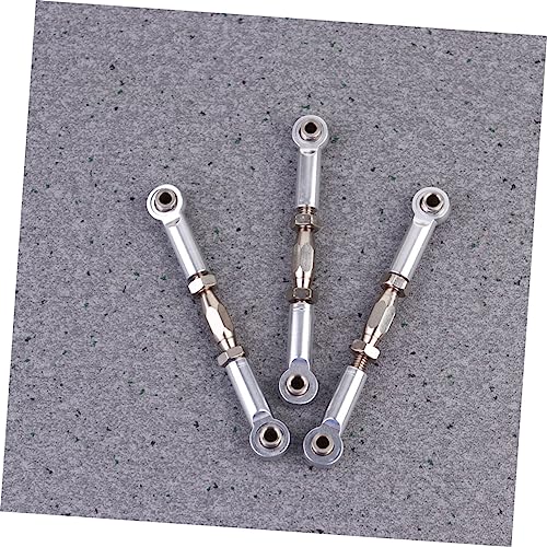 BESPORTBLE 6pcs Short Lever Upgraded Parts Rod Linkage for Turnbuckle Rod Linkage Car Rod Linkage Rod Linkage for Truck Silver miniatura 5