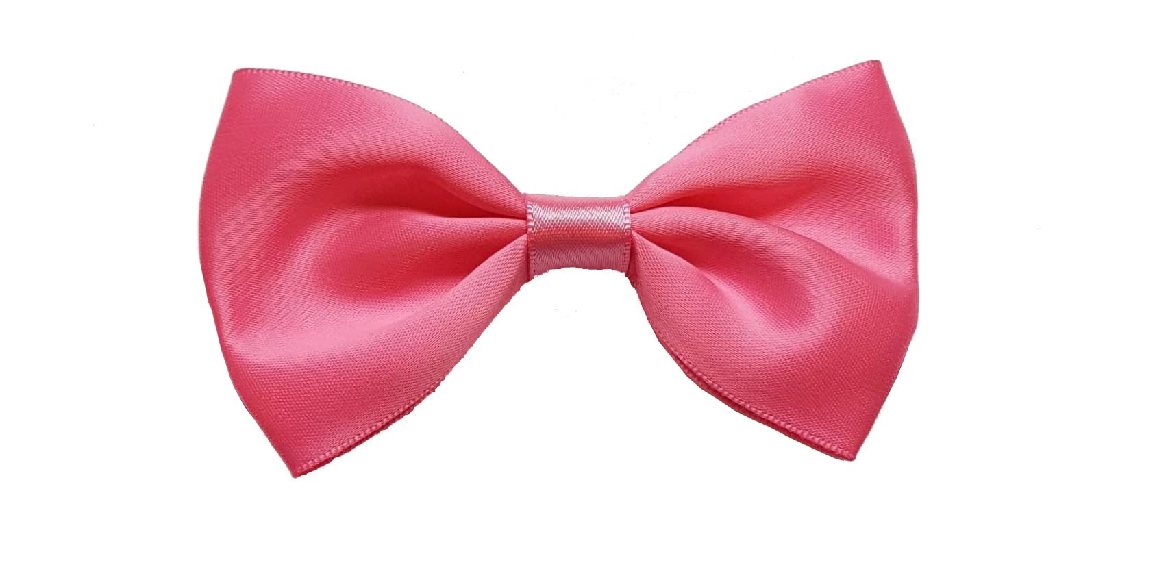 Kids Boys Pre-Tied Satin Bow Tie – Adjustable Elastic Band | Formal Bowtie for Wedding, Party, Birthday, School Uniform & Special Occasions (Pink)