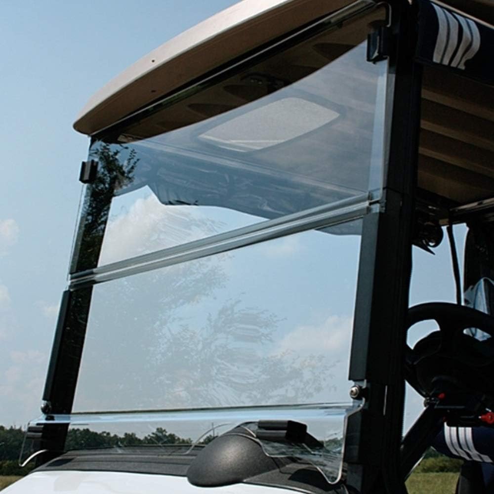 CLEAR Impact Resistant 70/30 EZGO RXV Golf Cart Windshield