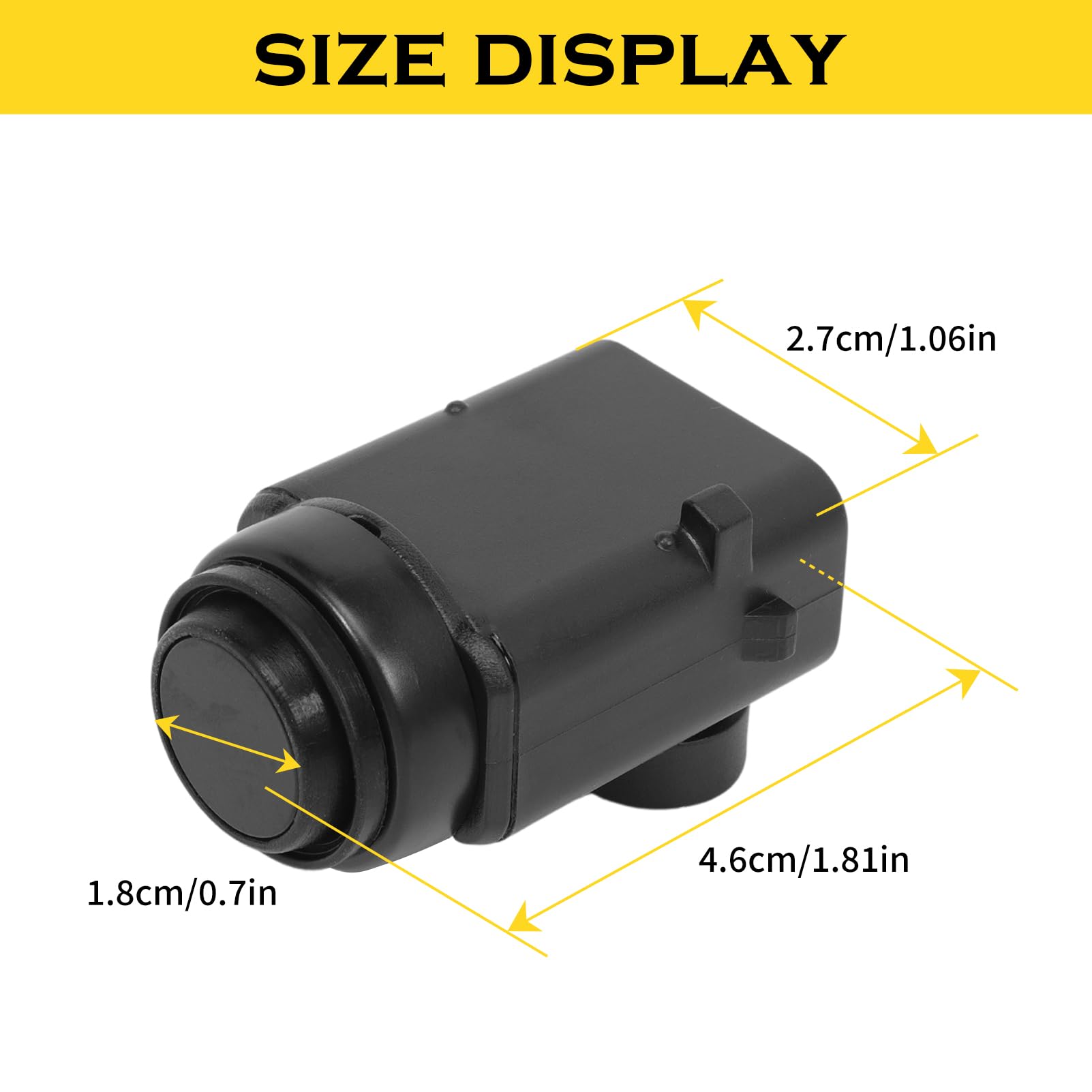6 Piezas Sensores De Aparcamiento PDC Sensor De Marcha Atrás Auto 0015427418 Compatible Con Mercedes Clase C E M GL R W203 S203 W210 S210 W211 S211 W164 X164 W251 0035428718 004542222228