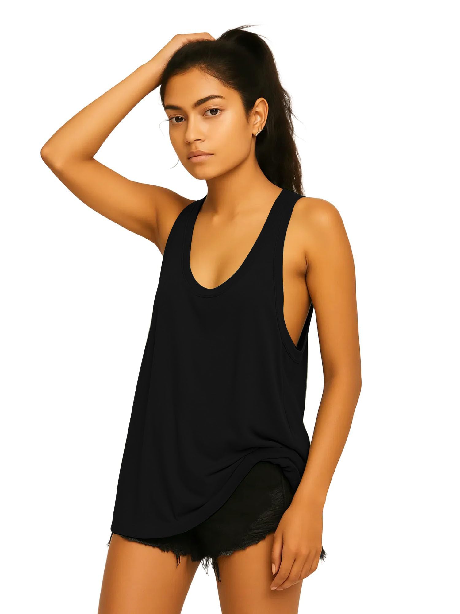 sohot Women's Loose Fit Gym Tank - Sleeveless Activewear for Yoga & Jogging 1005 SS69 Parent-picture-39
