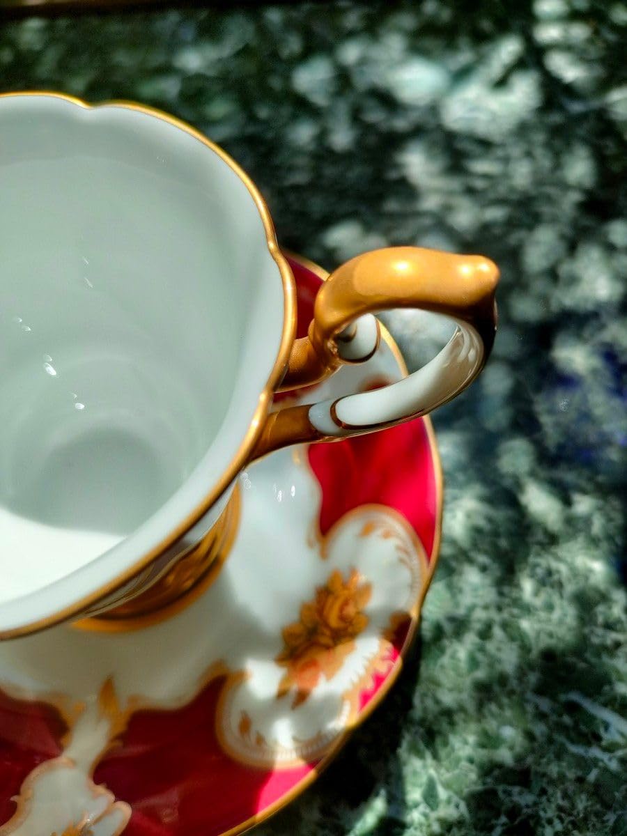 最安値，限定セール】 大倉陶園 金彩 クイーンエリザベス ローズ