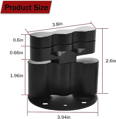 Miniatura 6 de RX-DLX-PM Pack Mount Endxedo Pack Mount Mount Lock con llaves compatibles con paquete de gasolina, paquete de combustible y gasolina, montaje de