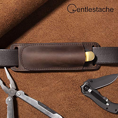 Gentlestache Leather Knife Sheaths for Belt, Knife Holster, Pocket