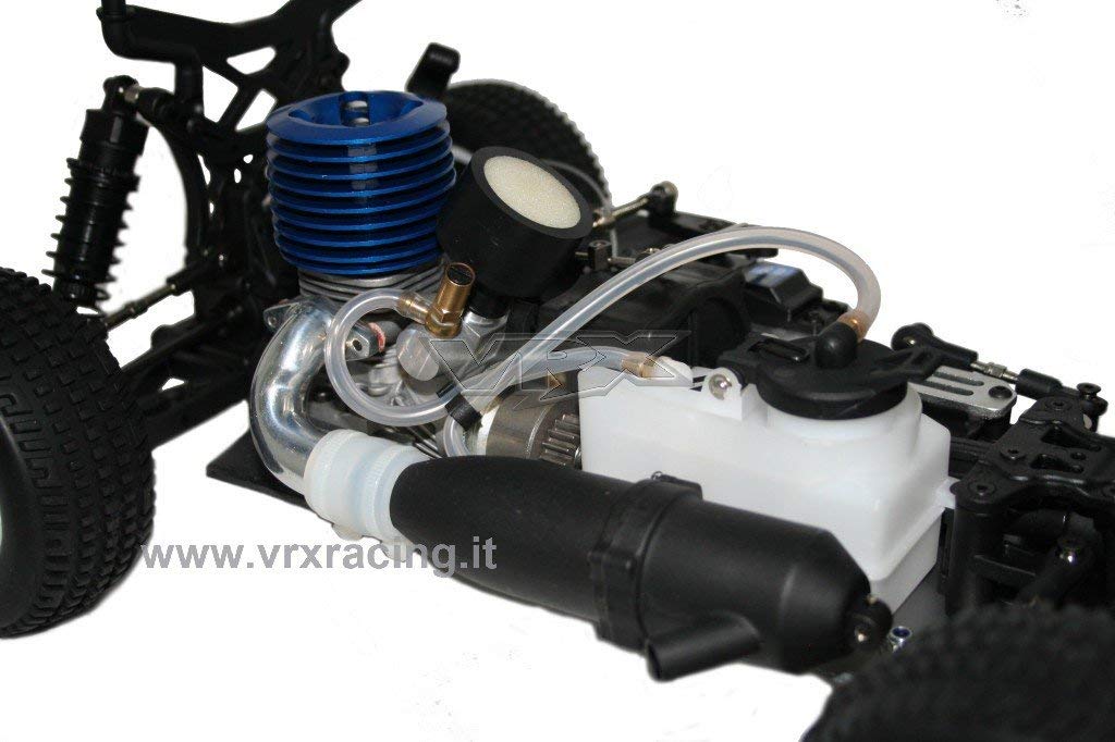 VRX Stradale Flash Rally 1/10 con Motore a Scoppio GO18 con Cambio 1 Marcia N1 con Telaio in Metallo Radio 2.4ghz 4WD RTR