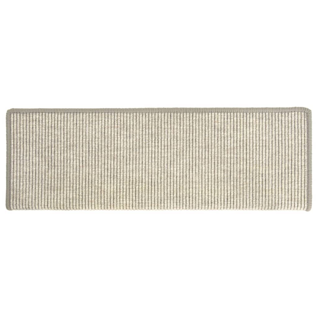 Dom i ogród - samoprzylepne maty schodowe 15 szt. srebrne 65 x 25 cm - artykuły gospodarstwa domowego