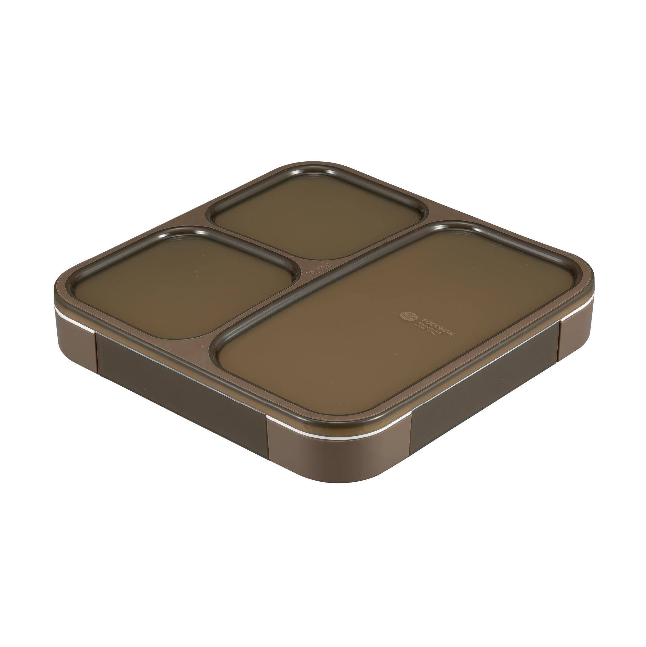 Amazon｜フードマン 弁当箱 立てて運べる 薄型弁当箱 800ml [ 抗菌