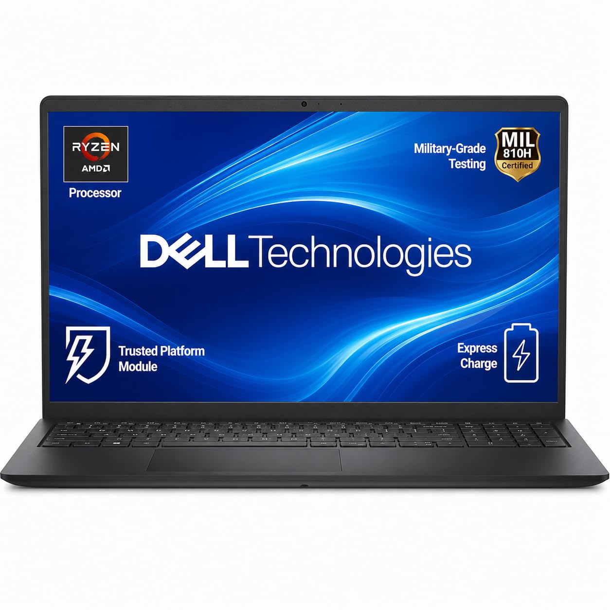 Dell 15 (Previously Inspiron), R5-7520U Processor, 8GB LPDDR5 RAM