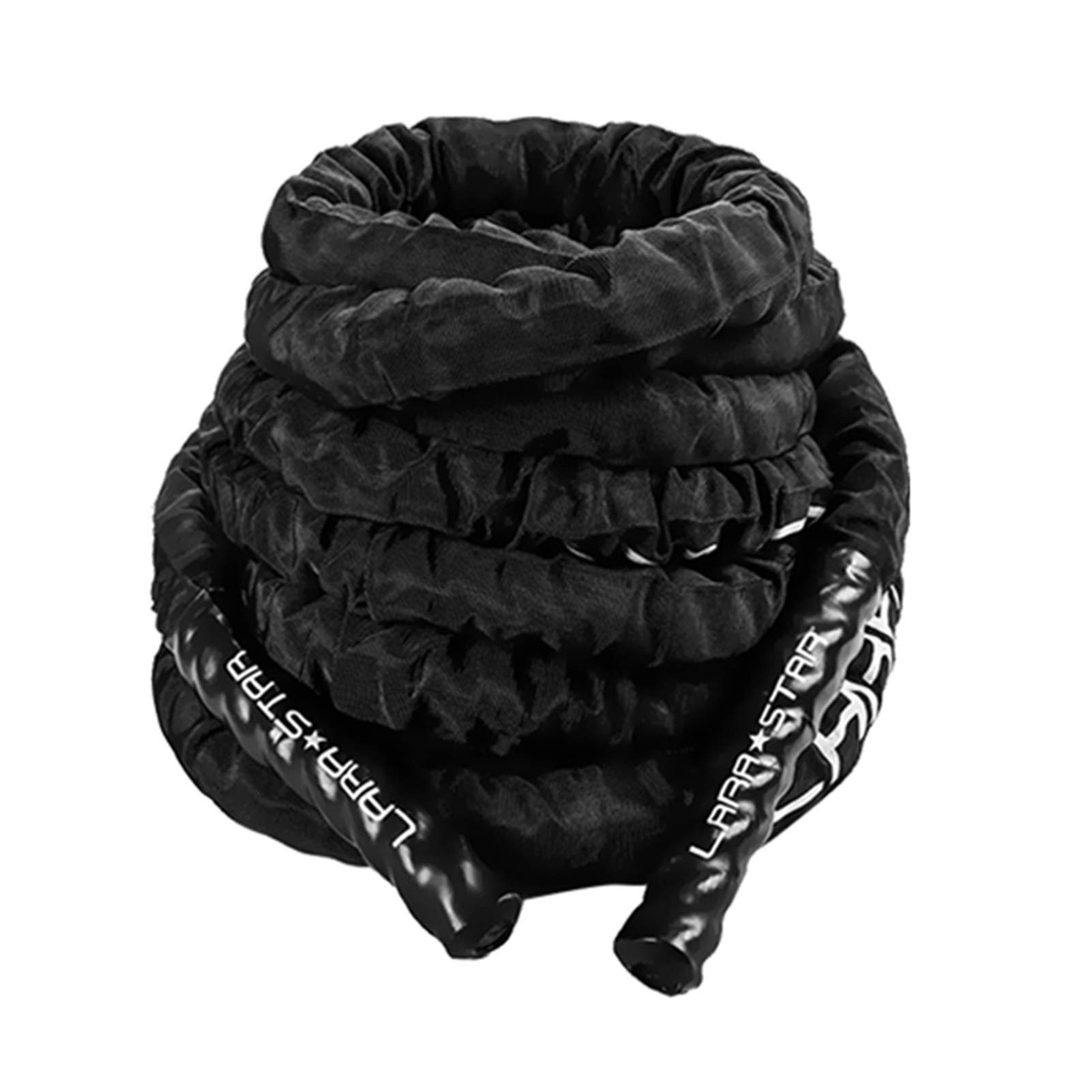 Battle Rope Hua Schweres Kampfseil 9m 12m 15m, Durchmesser 50mm, Verschleißfestes Und Langlebiges, Umfassendes Körperliches Trainingseil, Aerobic-Übungen, Mit Festem Anker-Kit (Size : 50mm*9m)