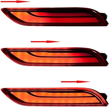 Rear Bumper Brake Turn Signal Lights for 17-20 Toyota Camry