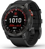 Vista 23 de Garmin Fenix 7S - Reloj inteligente de aventura de tamaño más pequeño, con capacidad de carga solar, resistente reloj para exteriores