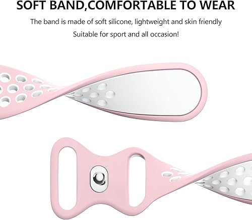 Miniatura 3 de Meliya Bandas de silicona para reloj Gizmo 321 Gabb reloj SyncUP para niños, 0.787 pulgadas de silicona suave correa deportiva de repuesto para