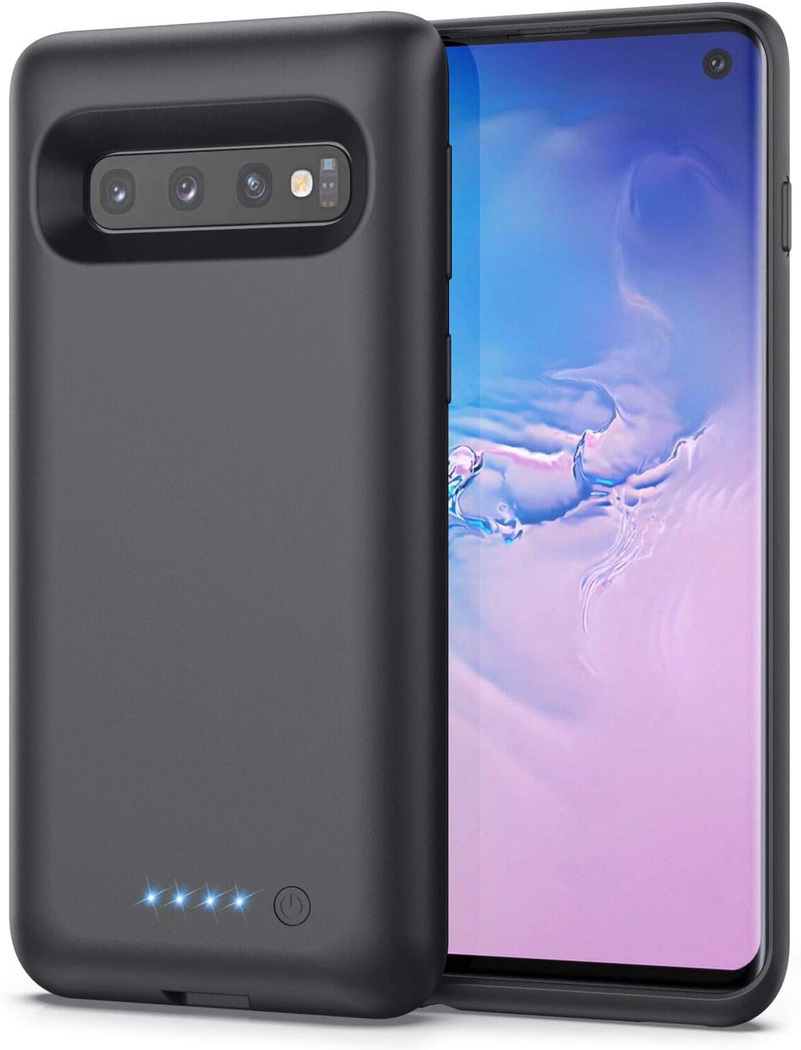 Battery Case for Samsung Galaxy S10,[7500mAh] Portable Charging Case External Battery Pack for Samsung Galaxy S10 Rechargeable Charger Case Backup Power Bank(6.1 inch)