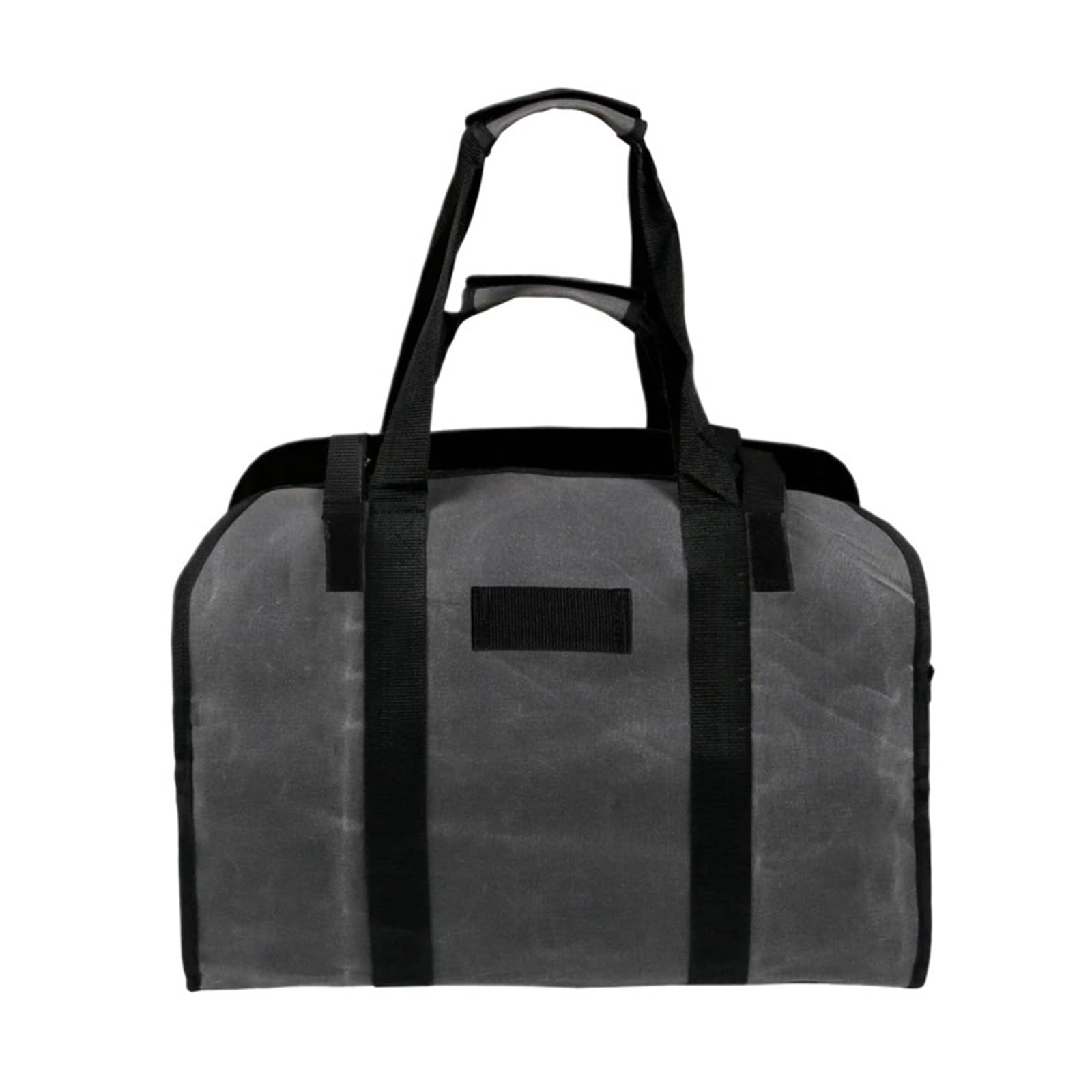 Firewood Carrier Bag Canvas Large For Carrying Picnic Camping Accessories For Wood(Dark Gray)