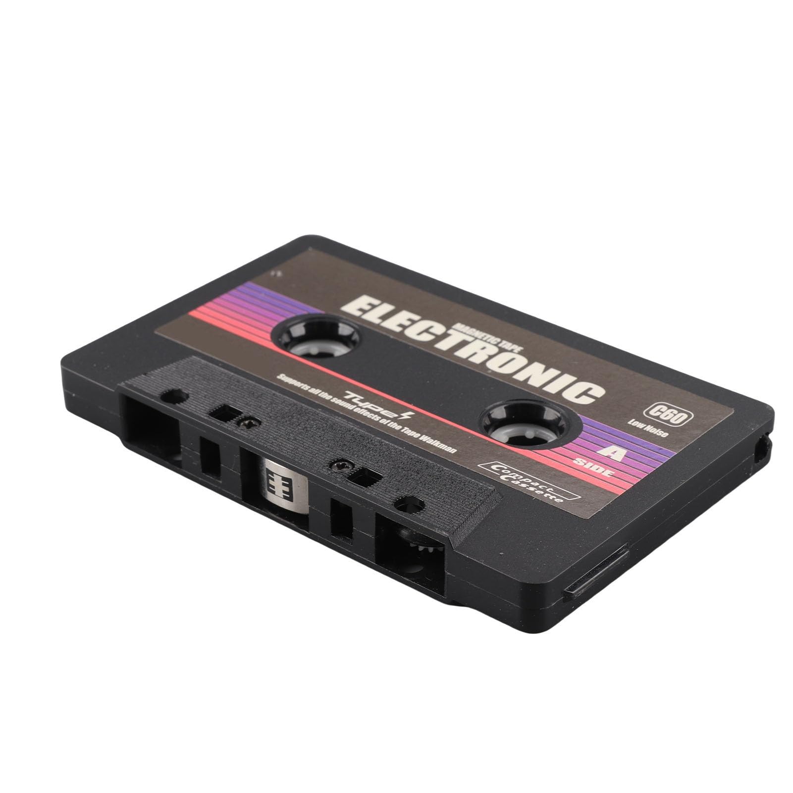 Adattatore per Cassette Bluetooth per Streaming di Musica in Auto Dal Telefono Stereo, Adattatore per Lettore di Cassette Alimentato Tramite USB con Slot per Scheda di Memoria e Funzione di