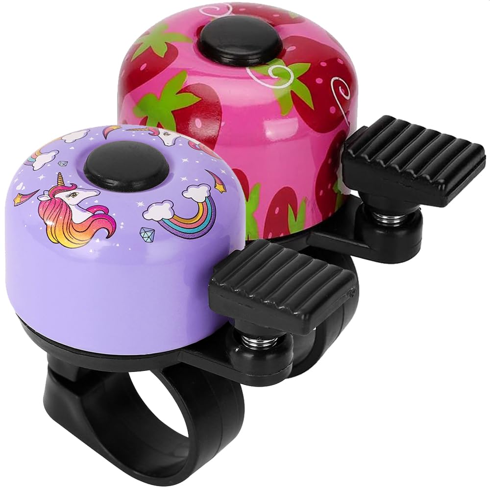 Fahrradklingel Kinder - Klingel Fahrrad für Kinder Mädchen Jungen Erwachsener|120db Mini laut Fahrradklingel für Fahrrad,Roller,Dreirad,Kinderfahrrad,Kinder Laufrad,Mountainbike - Fahrrad Zubehör