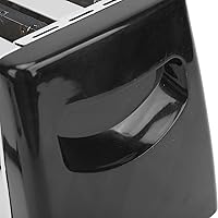 Vista 2 de DeepCrush Tostadora automática de 2 rebanadas con sandwichera, tostadora de desayuno compacta para bagels, magdalenas inglesas y panini, voltaje