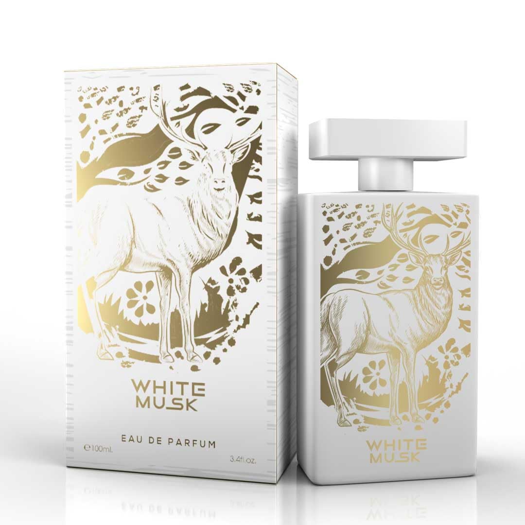 White Musk Perfumes Eau De Parfum 100ml - Arabic Perfume for Men and Women, Long-Lasting Fragrance with Musk and Citrus Notes