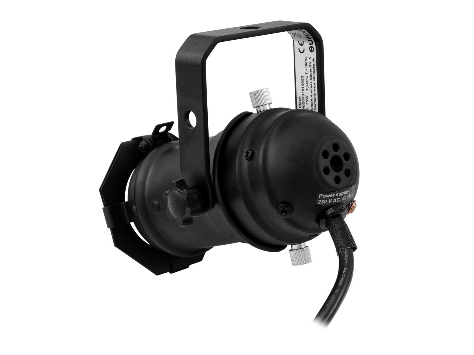 Eurolite Par 16 Spot GU 10 Negro
