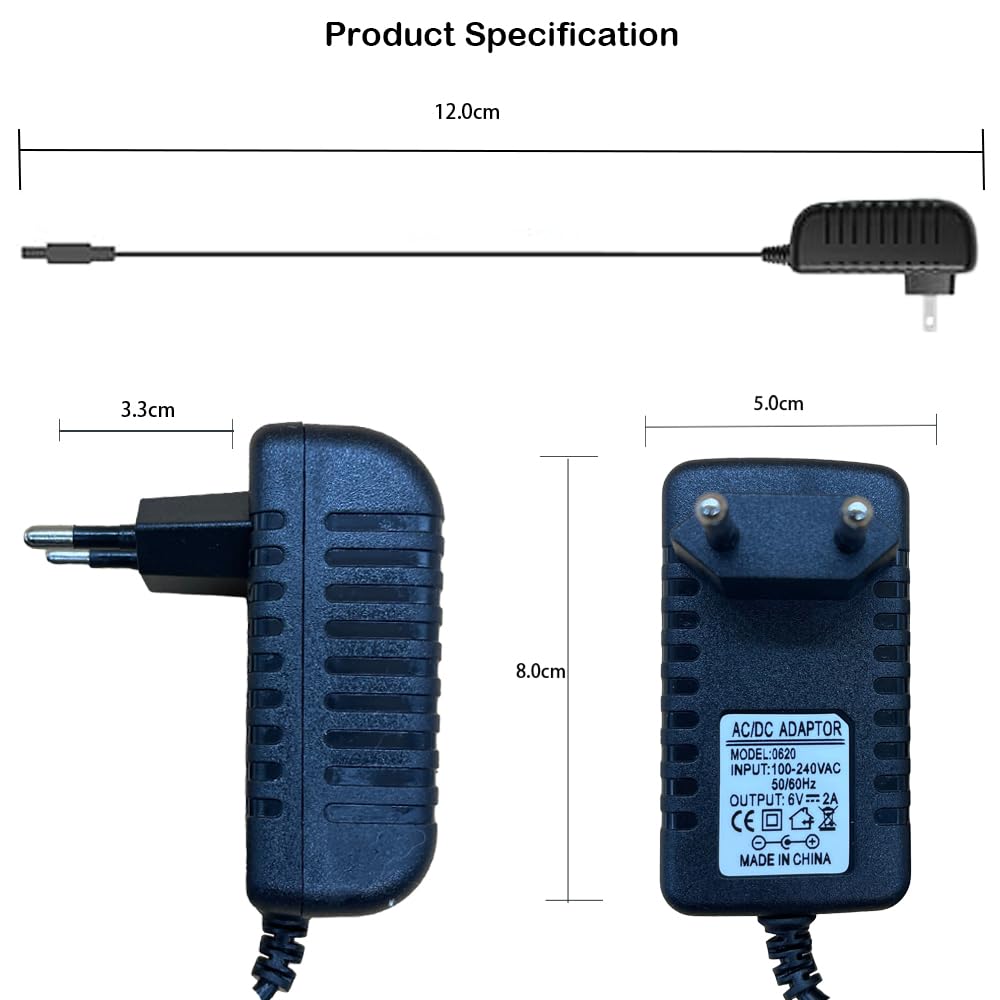 Adattatore Di Alimentazione 9 V 1 A 9 W 1,8 M, Adattatore Di Commutazione AC - Foto 3