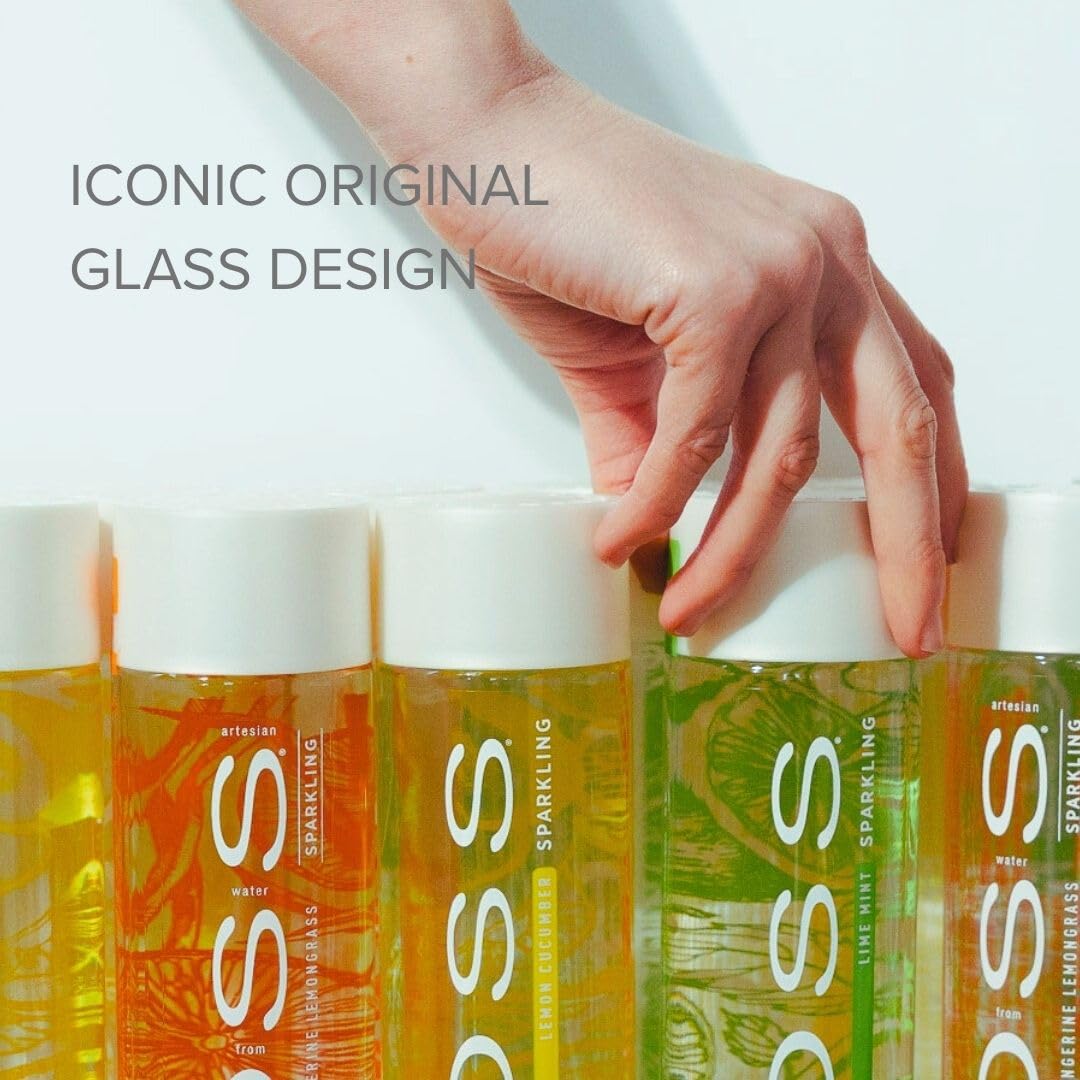 Voss Water Tangerine Lemongrass 375 ml, natürlich-fruchtiger Geschmack, 12er Pack (Einweg, 12 x 375 ml)