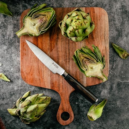 Image of Yatoshi 15 Piece Knife Block Set - Pro Kitchen Knife Set Ultra Sharp High Carbon Stainless Steel with Ergonomic Handle