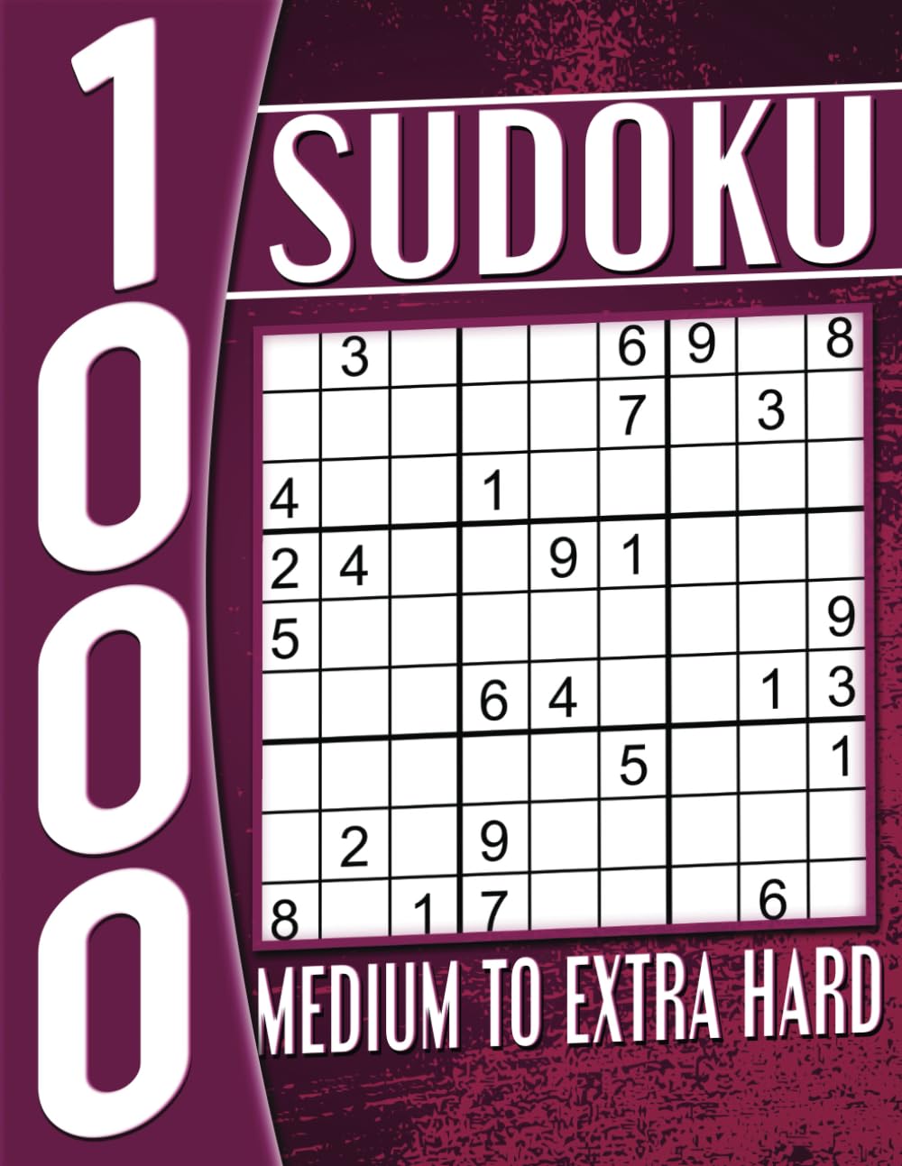1000 Sudoku Books for Adults Medium to Extra Hard: Puzzles with Solutions, Activity Book for Adults and Seniors.