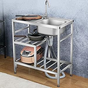 Generic Edelstahl 1,5 Becken Spülbecken Setup