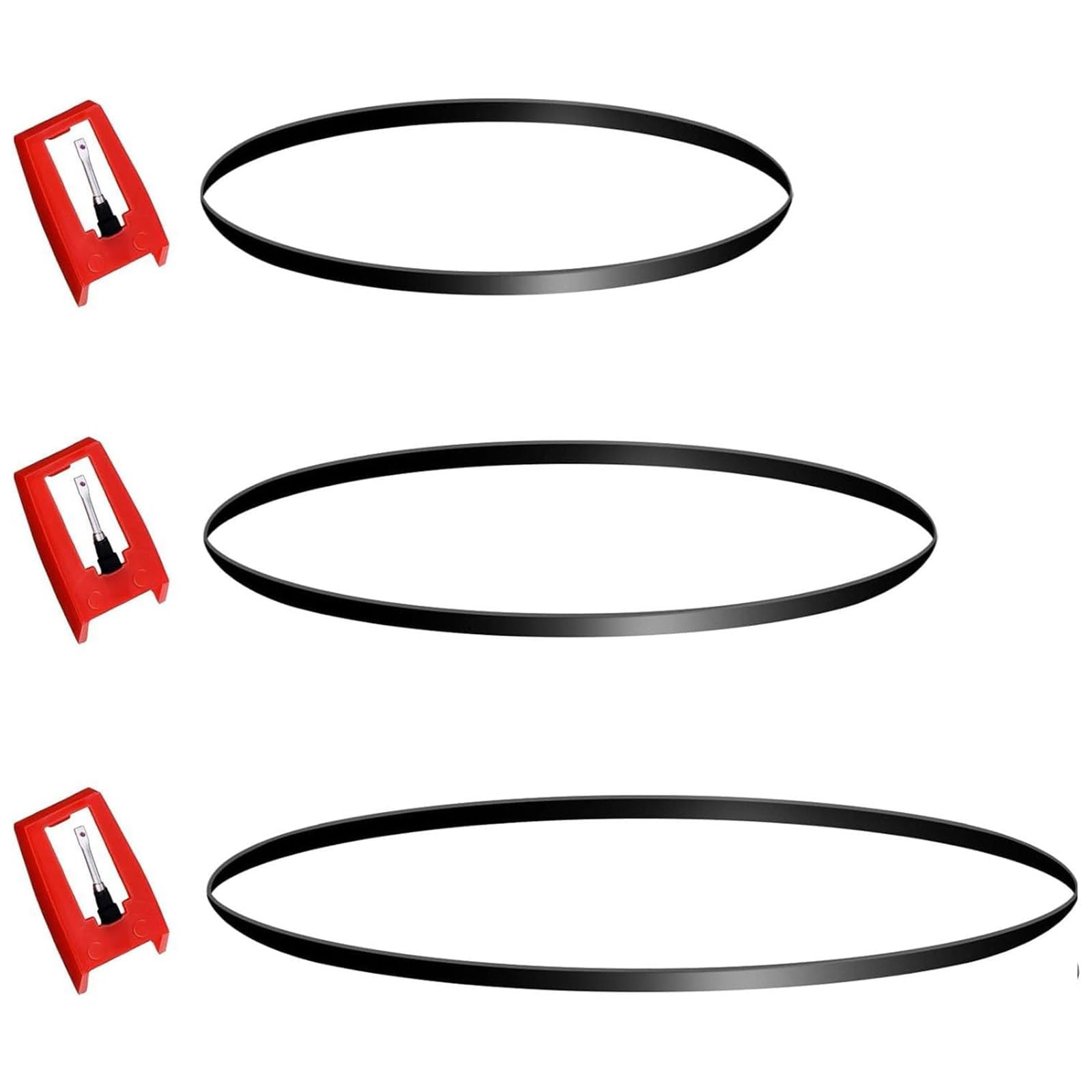 Kalttoy Turntable Styluses Needle Record Player Belts Diamonds Needle Record Player Replacement Part for Various Models Turntable Accessories